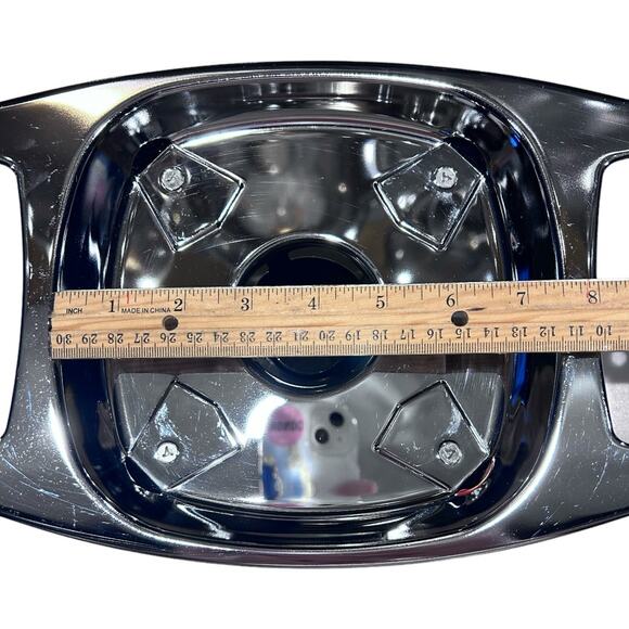 NEW! Vintage Corning Ware Royal Buffet Chrome with Black Casserole Warming Stand - Picture 6 of 8